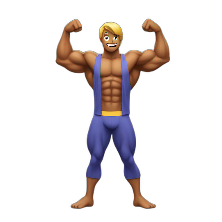 flexing muscles-emoji