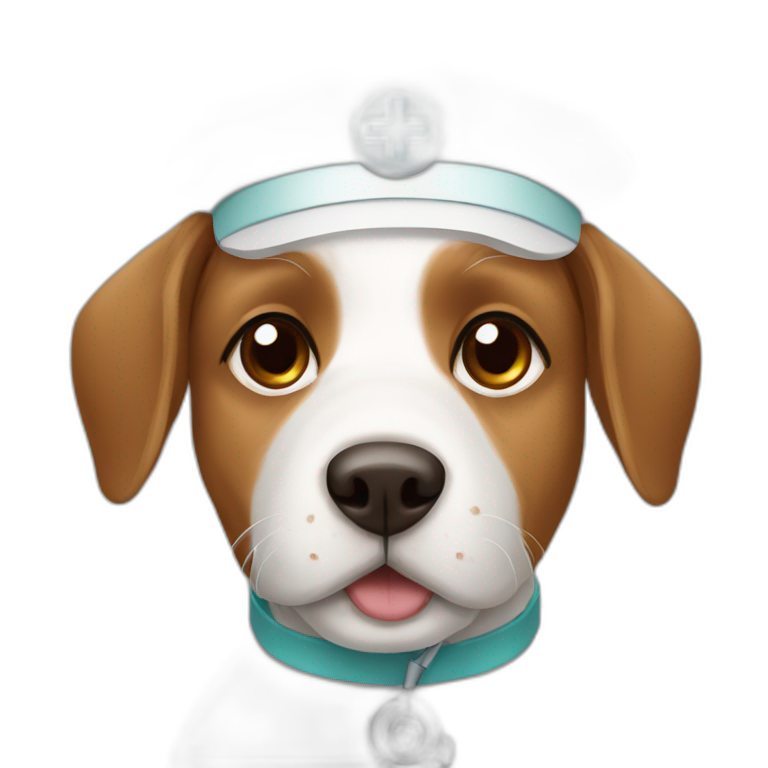 dog-with-two-brown-round-around-her-eyes-nurse-emoji