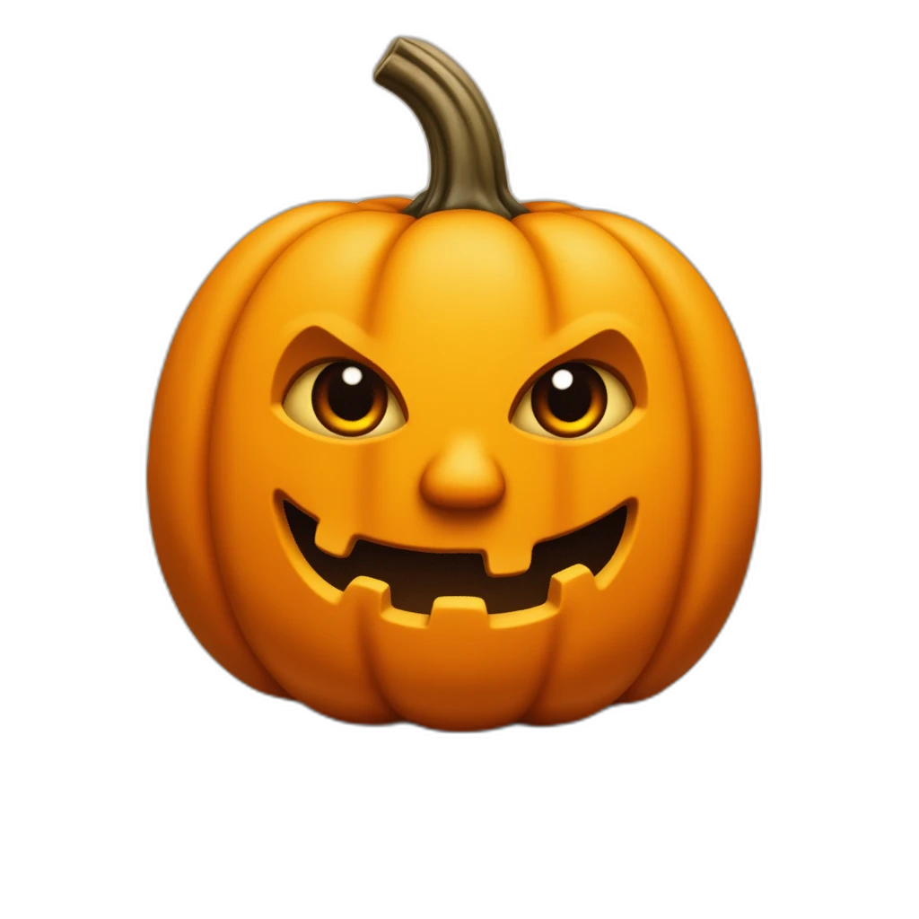 pumpkin on book-emoji