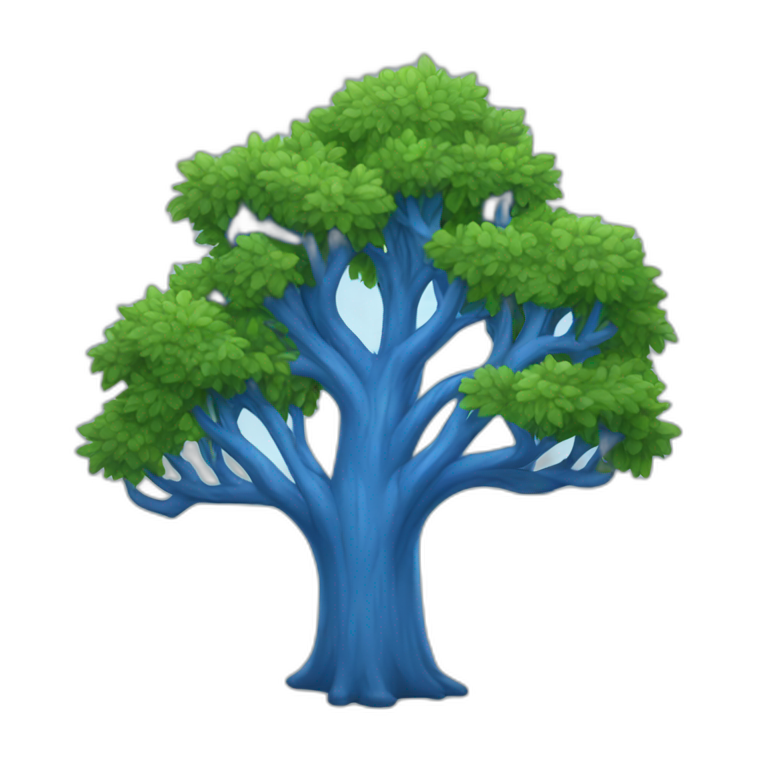 a-blue-tree-emoji