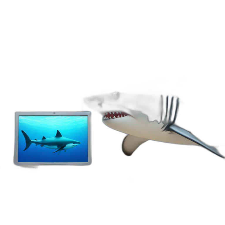 shark-next-to-a-gaming-computer-emoji