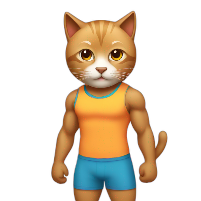 gato fitness-emoji