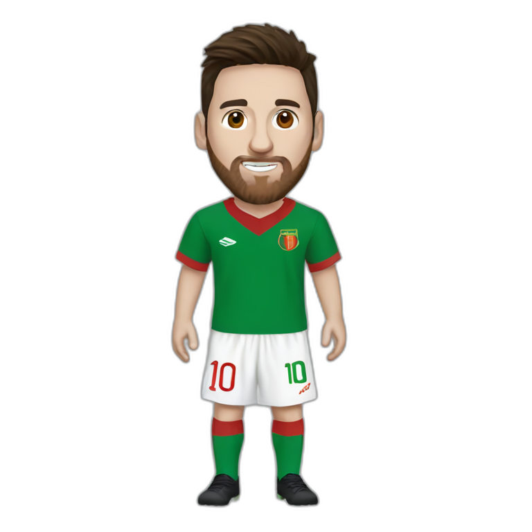 Messi drapeaux Sénégal-emoji