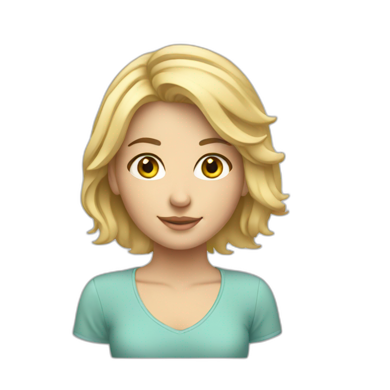 caucasian-girl-short-blonde-air-emoji