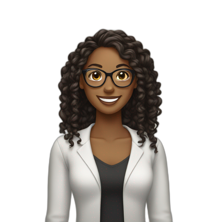 brown-skinned-african-american-woman-with-long-black-curly-braids-and-clear-glasses-smiling-emoji