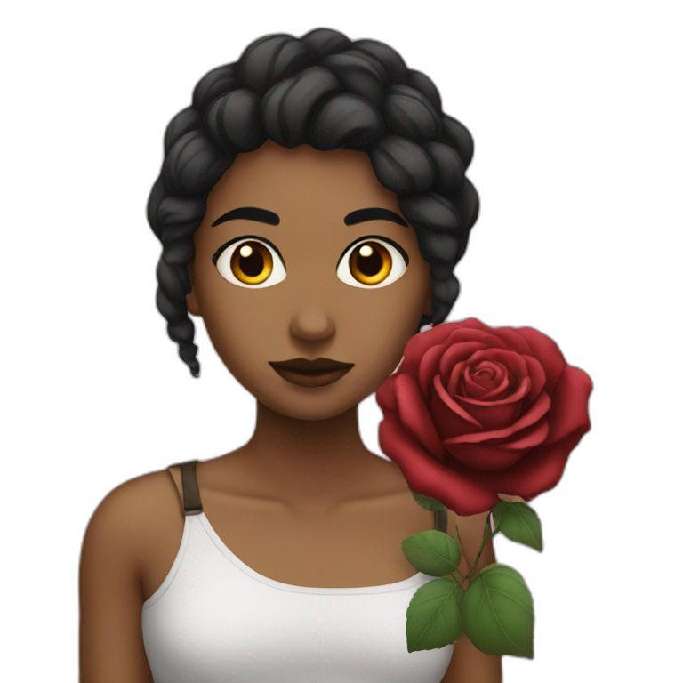black-rose-emoji