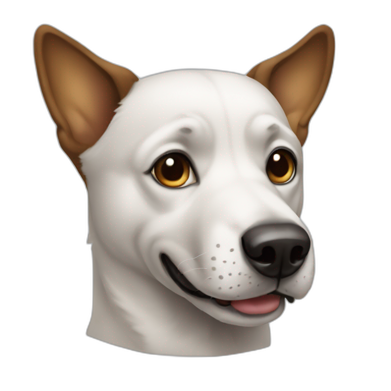 un lindo perro-emoji