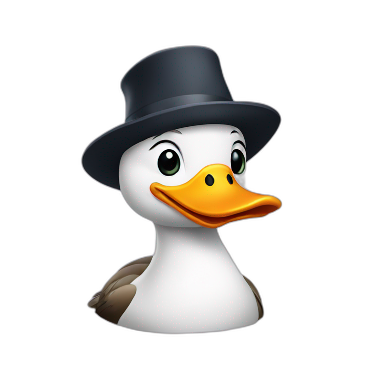 duck-with-a-hat-emoji
