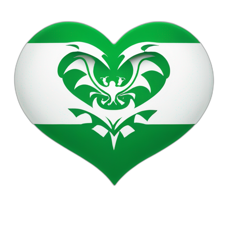 green-and-white-heart-with-al-ahli-fc-logo-emoji
