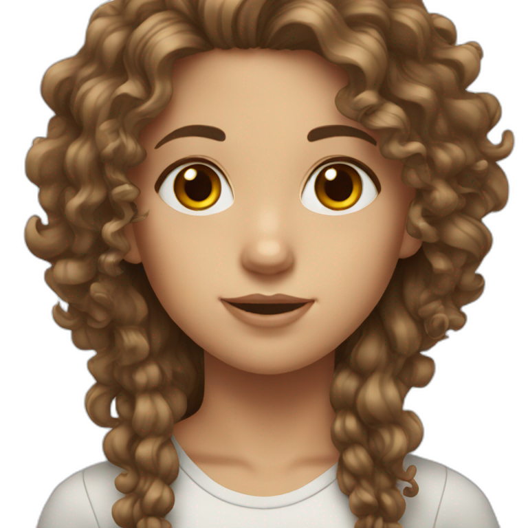 white-girl-with-long-curly-brown-hair-brown-eyes-emoji