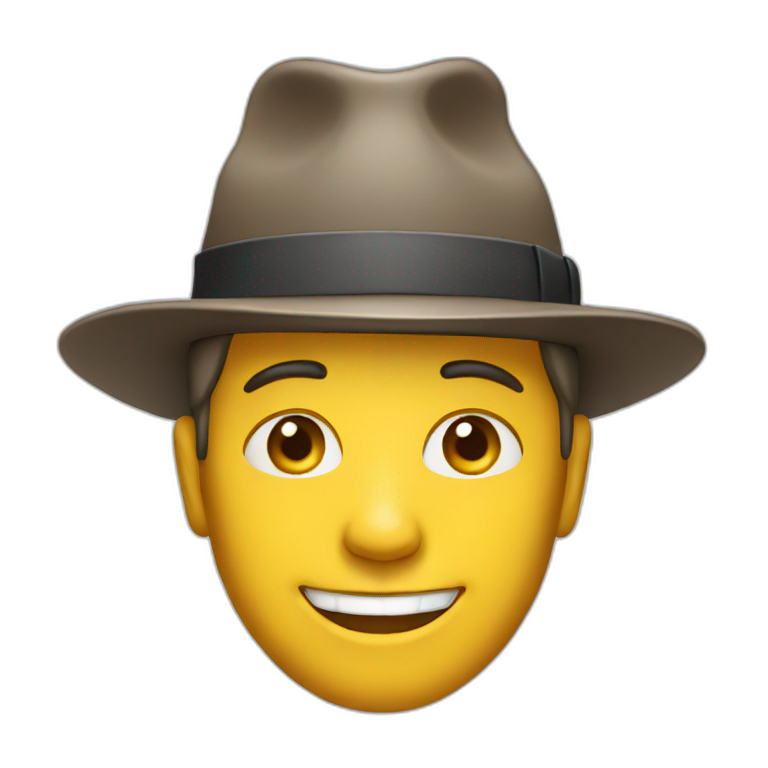 a-man-wearing-a-hat-and-smiling-emoji