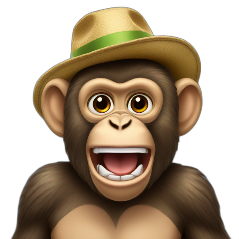 a-monkey-shouting-with-a-hat-on-that-says-i-am-gay-emoji