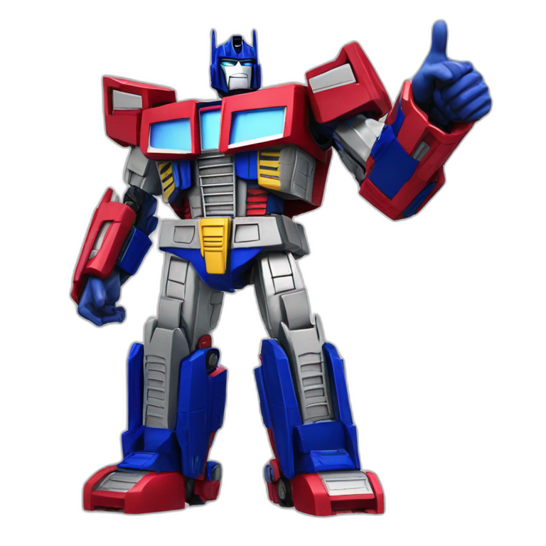 Optimus Prime Thumbs Up 