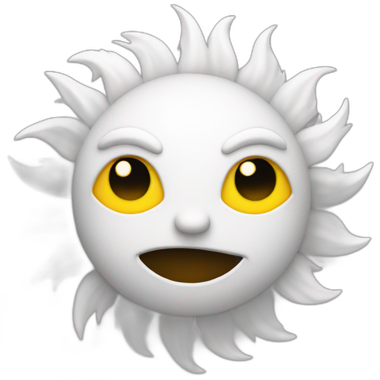 white-sun-emoji