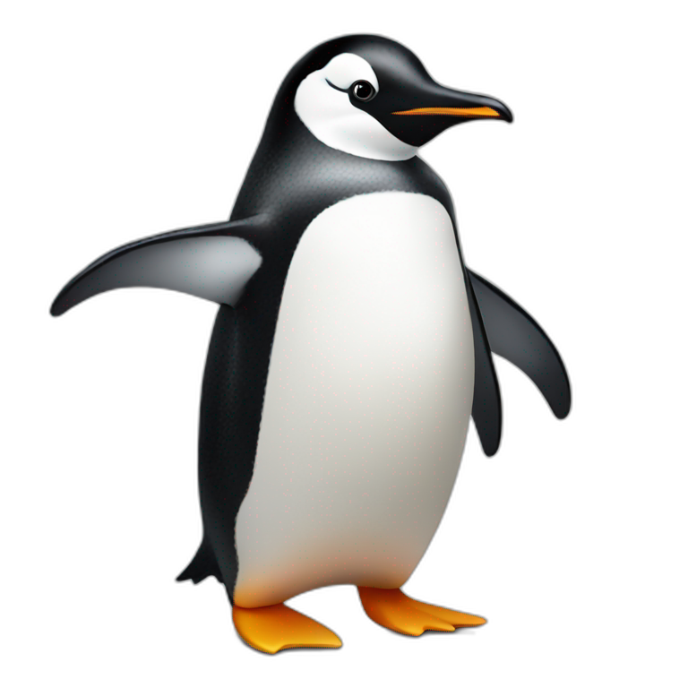 a penguin standing-emoji