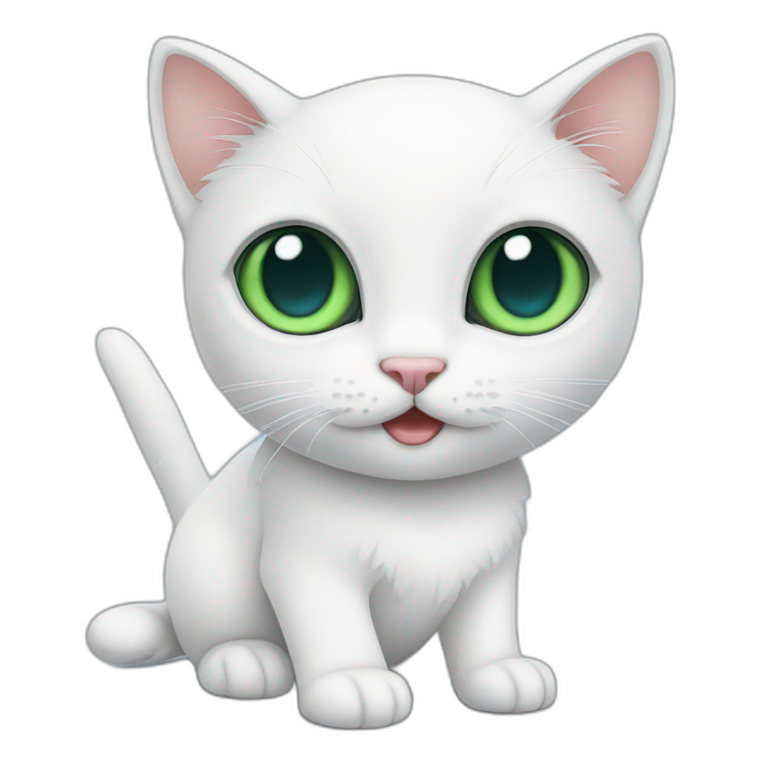 white-kitten-with-a-green-eye-and-a-blue-eye-emoji