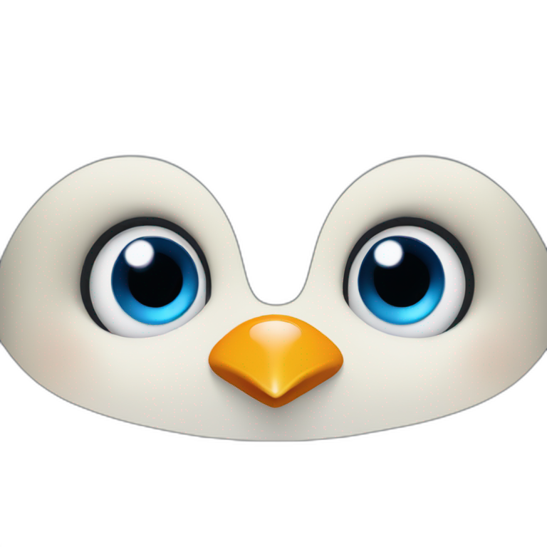 a-penguin-with-blue-eyes-and-blonde-curl-hair-emoji