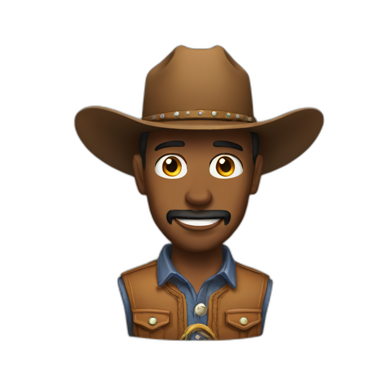 cowboy with lazzo-emoji