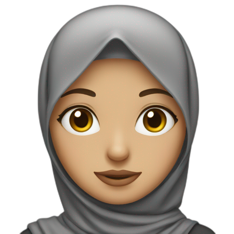 a-hijab-girl-with-one-eye-visible-emoji