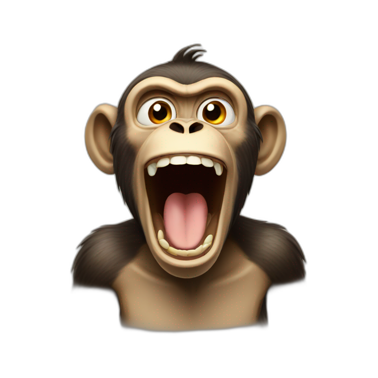 a-monkey-shouting-emoji